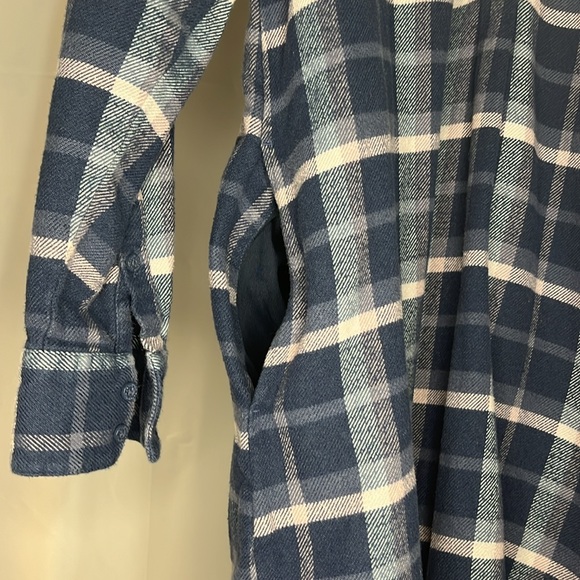 Patagonia Plaid Blouse dress M - Picture 7 of 8